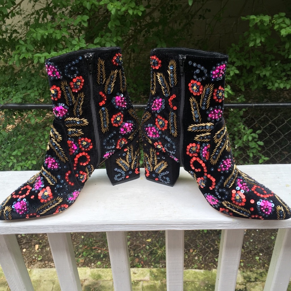 Velvet Loeffler Randall Booties Size 9